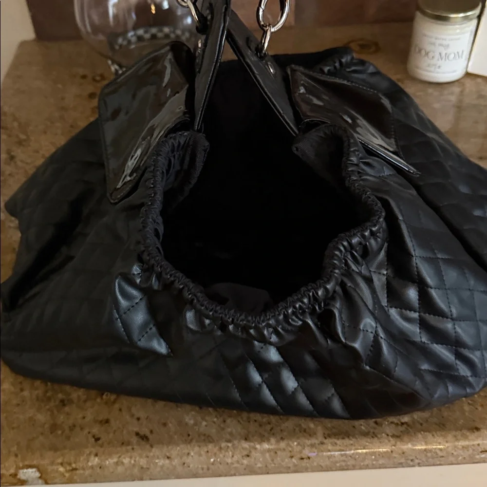 Boutique crossbody quilted dog carrier/purse